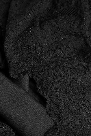 Black Maternity Lace Bodycon Dress